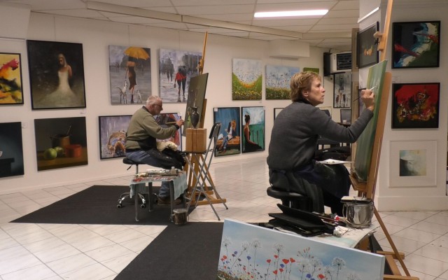 Het Atelier van Karst Kroeskamp en Winny Lenderink