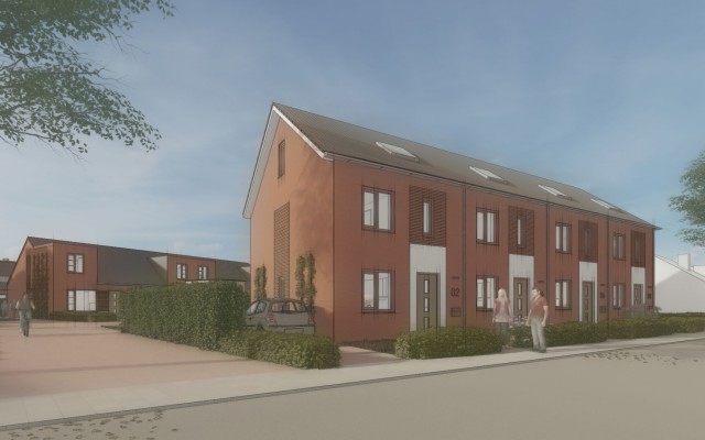 Nieuwbouwwoningen aan de Heetveldsweg