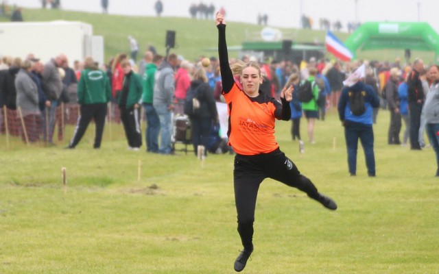 Niej Haarbig scoort op EK Klootschieten